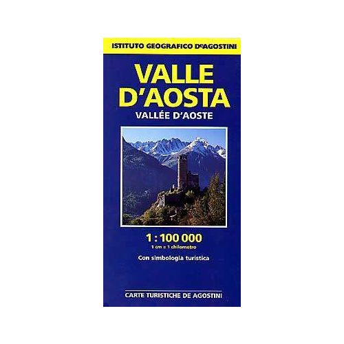 Aosta-völgy térkép - De Agostini