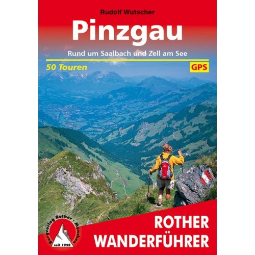 Pinzgau, német nyelvű túrakalauz - Rother