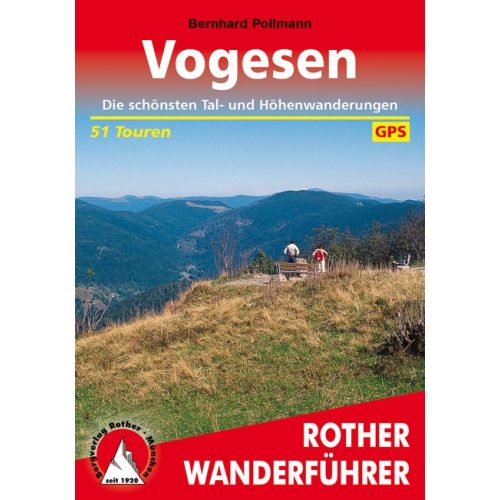 Vogézek, német nyelvű túrakalauz - Rother
