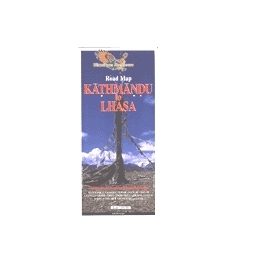 Kathmandu - Lhasa térkép - Himalayan Maphouse