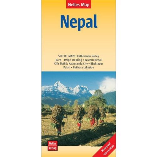 Nepál térkép - Nelles