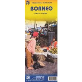 Borneó (Kalimantan) térkép - ITM