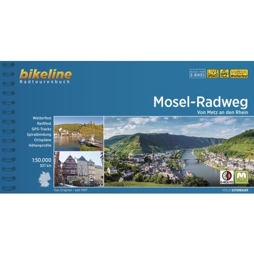 Mosel Cycling Route, cycling guide in German - Esterbauer
