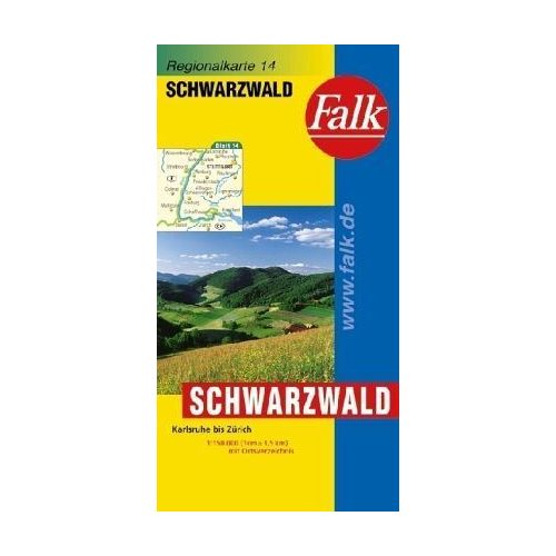 Schwarzwald autótérkép - Falk 