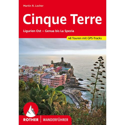 Cinque Terre, német nyelvű túrakalauz - Rother