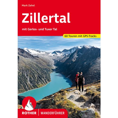 Zillertal, német nyelvű túrakalauz - Rother