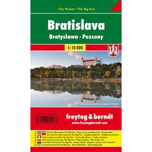 Bratislava, pocket map - Freytag-Berndt