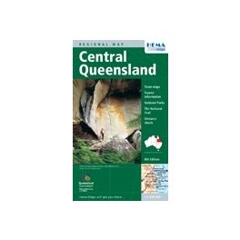 Central Queensland térkép - Hema