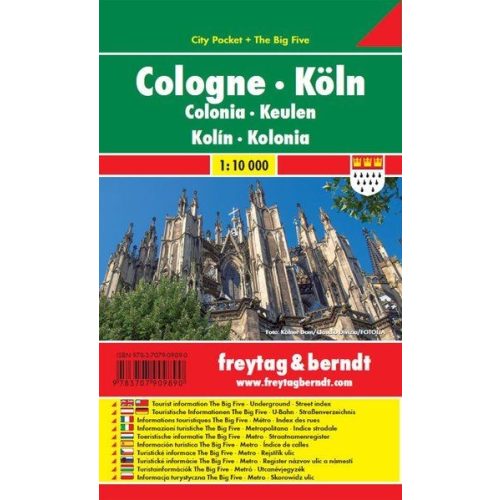 Köln zsebtérkép - Freytag-Berndt
