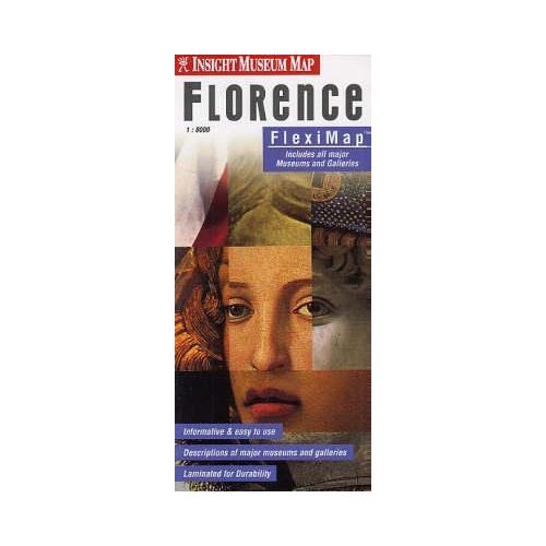 Firenze múzeumai laminált térkép - Insight