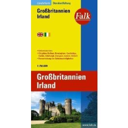 Great Britain & Ireland, travel map - Falk