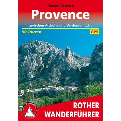 Provence, német nyelvű túrakalauz - Rother