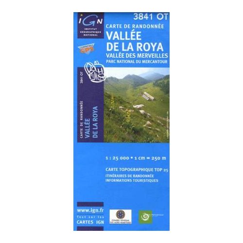 Vallée de la Roya / Vallée des Merveilles - IGN 3841OT
