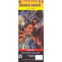 Mexikó déli része térkép - ITM