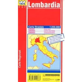 Lombardia autótérkép - LAC