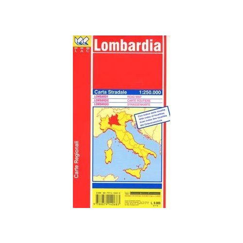 Lombardia autótérkép - LAC
