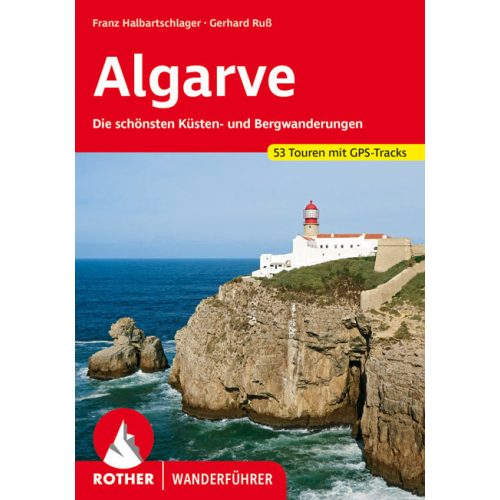 Algarve, német nyelvű túrakalauz - Rother