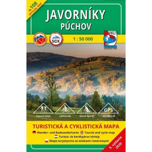 Javorníky & Púchov, hiking map (108) - VKÚ