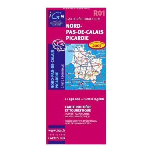 Nord-Pas-de-Calais, Picardie - IGN R01