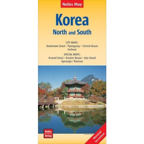 Korea, travel map - Nelles