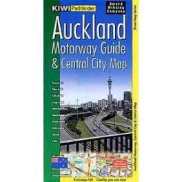   Auckland (Motorways Guide & Central City) Map térkép - Kiwimaps