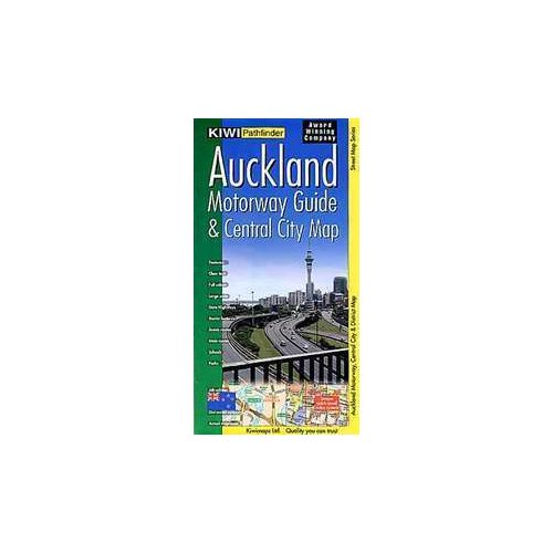 Auckland (Motorways Guide & Central City) Map térkép - Kiwimaps