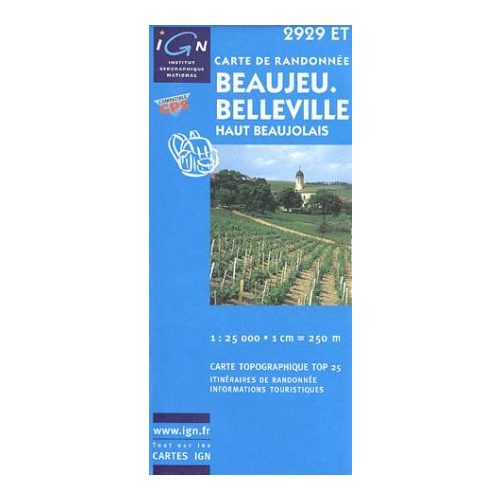 Beaujeu / Belleville / Haut Beaujolais - IGN 2929ET