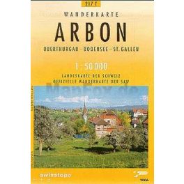 Arbon turistatérkép (T 217) - Landestopographie
