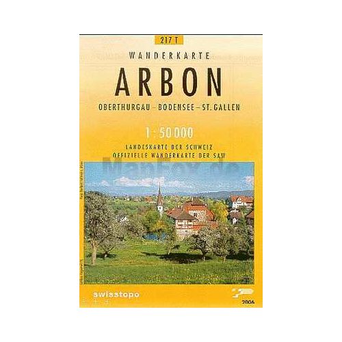Arbon turistatérkép (T 217) - Landestopographie