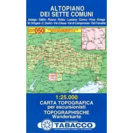 Altopiano dei Sette Comuni térkép (050) - Tabacco