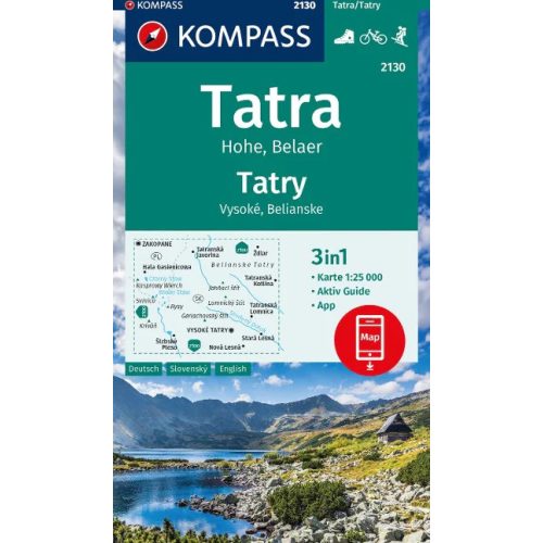 Magas-Tátra turistatérkép (WK 2130) - Kompass