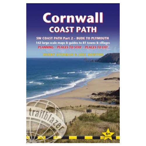 Cornwall Coast Path, angol nyelvű túrakalauz - Trailblazer