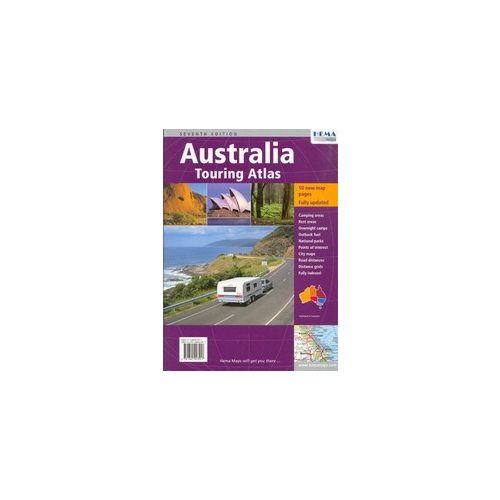 Ausztrália Touring atlasz (spirál) - Hema