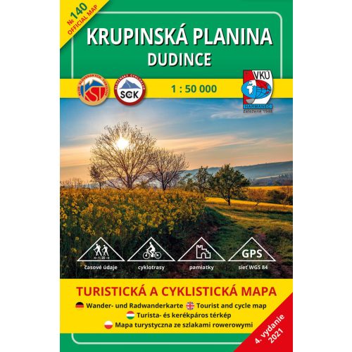 Krupinská planina & Dudince, hiking map (140) - VKÚ