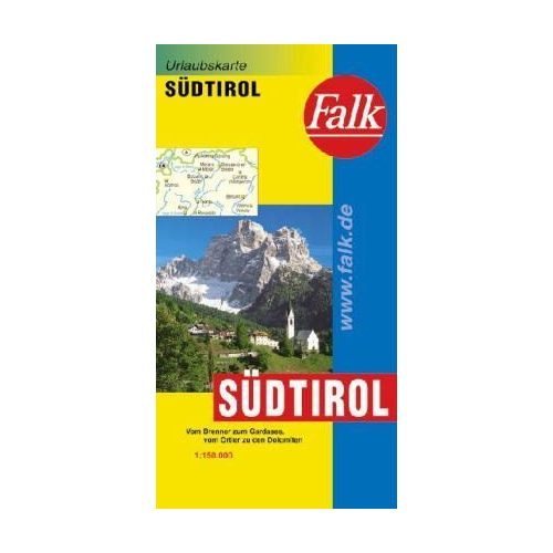 Dél-Tirol autótérkép - Falk