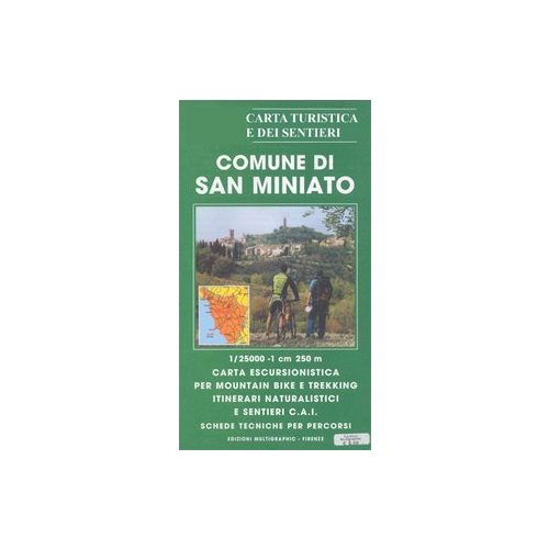 San Miniato Commune térkép (No 521) - Multigraphic 