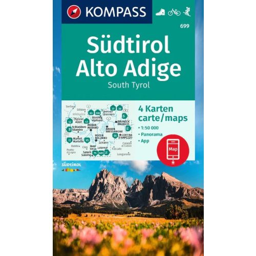 Dél-Tirol turistatérkép szett (WK 699) - Kompass