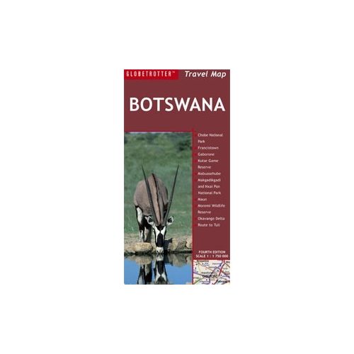 Botswana térkép - Globetrotter Travel Map