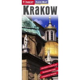 Krakkó laminált térkép - Insight