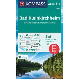 Bad Kleinkirccheim, hiking map (WK 063) - Kompass