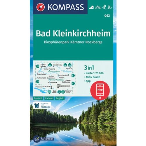 Bad Kleinkirchheim turistatérkép (WK 063) - Kompass