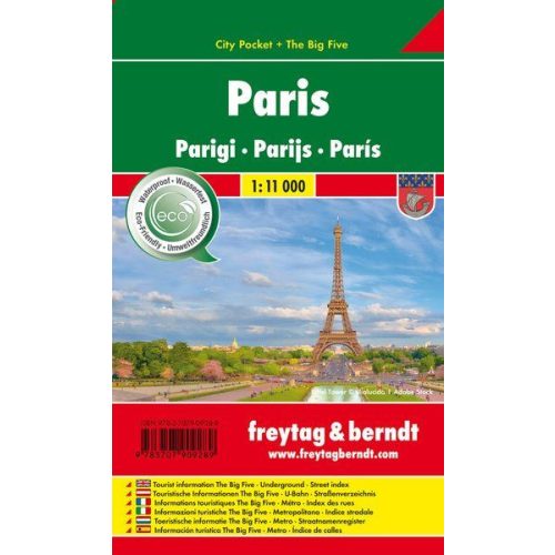 Paris, pocket map - Freytag-Berndt