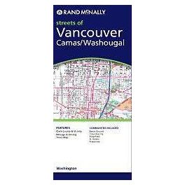 Vancouver, Camas, Washougal, WA térkép - Rand McNally