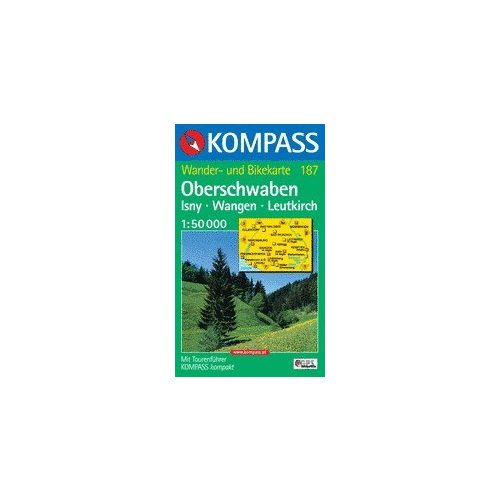 Oberschwaben turistatérkép (WK 187) - Kompass