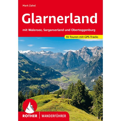 Glarnerland, német nyelvű túrakalauz - Rother