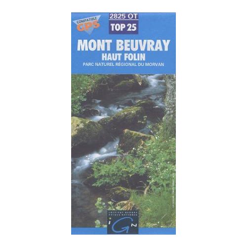 Mont Beuvray / Haut Folin - IGN 2825OT