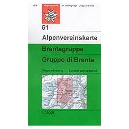 Brentagruppe - Alpenvereinskarte 51