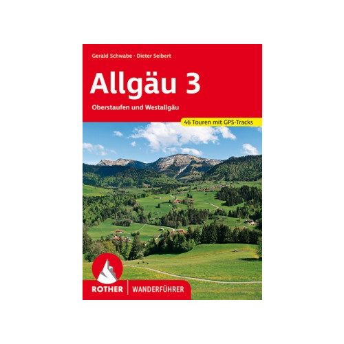 Allgäu (3), német nyelvű túrakalauz - Rother