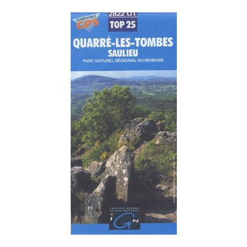 Quarré-les-Tombes / Saulieu - IGN 2822OT