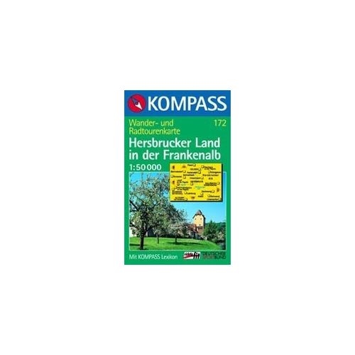 Hersbrucker Land in der Frankenalb turistatérkép (WK 172) - Kompass